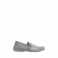 Pavers Grey Wide Fit Slippers