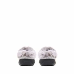 Pavers Grey Faux Fur Wide Fit Slippers -Pavers Sales Store unnamed file 3340