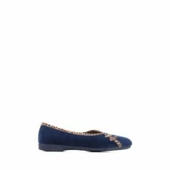 Pavers Blue Leopard Print Slippers