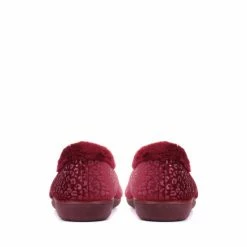 Pavers Ladies Red Leopard Print Slippers -Pavers Sales Store unnamed file 3418