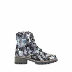 Pavers Ladies Lace Up Ankle Boots Black & Silver 6 Pavers Ladies Lace Up Ankle Boots Black & Silver -Pavers Sales Store unnamed file 346