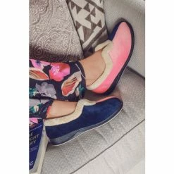 Pavers Multi Ladies Wide Fit Full Slippers