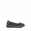Pavers Blue Ladies Ballet Pumps
