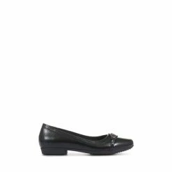 Pavers Faux Leather Slip-On Pumps Blue