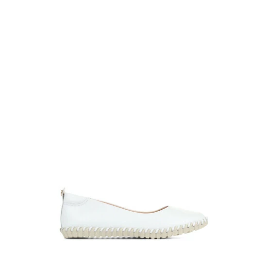 unnamed-file-3537.jpg Pavers White Leather Ballet Pumps -Pavers Sales Store unnamed file 3537