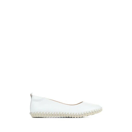 unnamed-file-3542.jpg Pavers White Leather Ballet Pumps -Pavers Sales Store unnamed file 3542