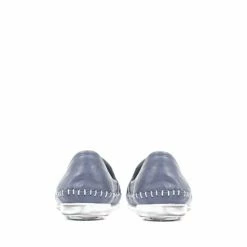 Pavers Blue Leather Slip-On Pumps -Pavers Sales Store unnamed file 3557