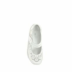 Pavers White Wide Fit Leather Mary Jane Shoes 2 Pavers White Wide Fit Leather Mary Jane Shoes -Pavers Sales Store unnamed file 3605