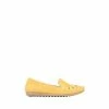 Pavers Yellow Leather Slip-On Pumps