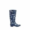 Pavers Ladies Dog Print Wellies