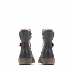 Relife By Pavers Blue Casual Calf Boots -Pavers Sales Store unnamed file 392