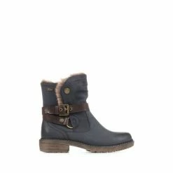 Relife By Pavers Blue Casual Calf Boots -Pavers Sales Store unnamed file 395