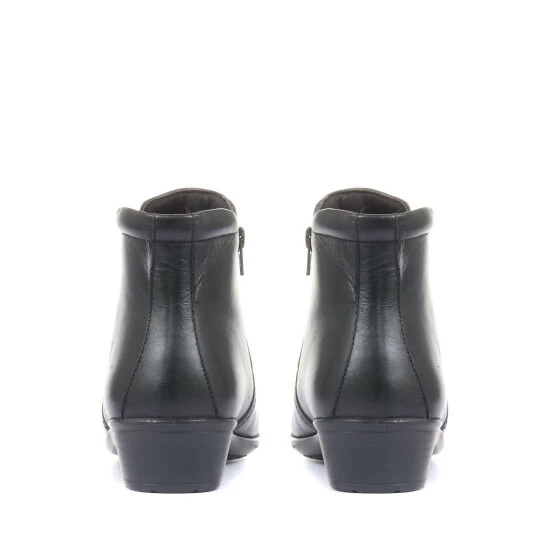 Pavers Ladies Wide Fit Leather Ankle Boots Grey 2 Pavers Ladies Wide Fit Leather Ankle Boots Grey - Image 2