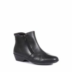Pavers Ladies Wide Fit Leather Ankle Boots Grey 11 Pavers Ladies Wide Fit Leather Ankle Boots Grey -Pavers Sales Store unnamed file 423