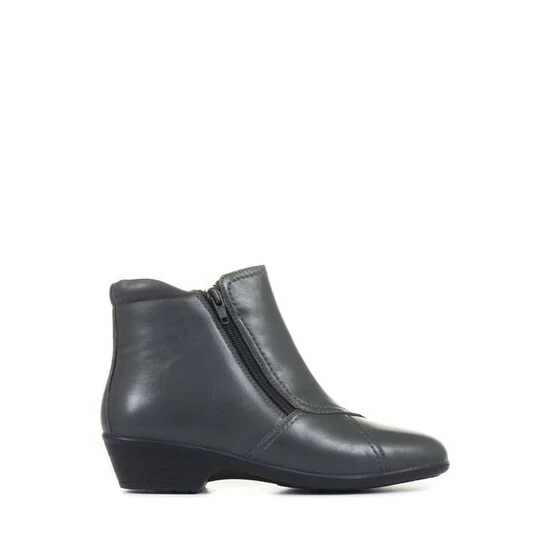 Pavers Ladies Wide Fit Leather Ankle Boots Grey 7 Pavers Ladies Wide Fit Leather Ankle Boots Grey - Image 7