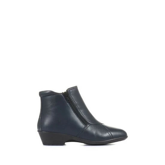 Pavers Ladies Wide Fit Leather Ankle Boots Grey 8 Pavers Ladies Wide Fit Leather Ankle Boots Grey - Image 8