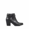 Pavers Ladies Leather Heeled Ankle Boots