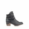 Pavers Ladies Slouch Ankle Boots Black