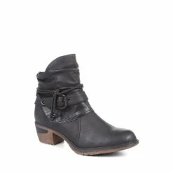 Pavers Ladies Slouch Ankle Boots Black -Pavers Sales Store unnamed file 439