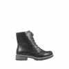 Pavers Ladies Black Lace-Up Ankle Boots