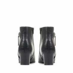 Pavers Wide Fit Heeled Black Ankle Boots -Pavers Sales Store unnamed file 471