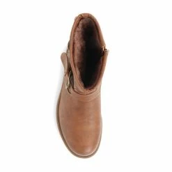 Pavers Womens Brown Biker Boots 3 Pavers Womens Brown Biker Boots -Pavers Sales Store unnamed file 49