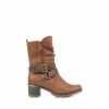 Pavers Tan Brown Slouch Women's Ankle Boots