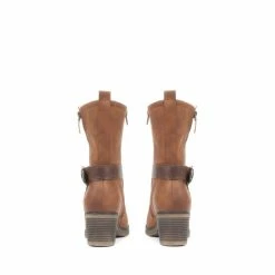 Pavers Tan Brown Slouch Women's Ankle Boots -Pavers Sales Store unnamed file 492