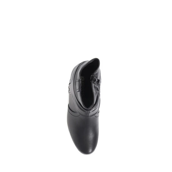 Pavers Heeled Black Ankle Boots 4 Pavers Heeled Black Ankle Boots - Image 4