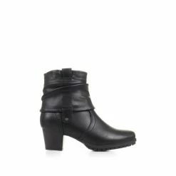 Pavers Heeled Black Ankle Boots 11 Pavers Heeled Black Ankle Boots -Pavers Sales Store unnamed file 507