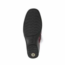 Pavers Red Ladies Dual Zip Leather Ankle Boots -Pavers Sales Store unnamed file 560