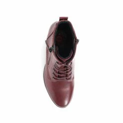 Pavers Ladies Red Smart Ankle Boots -Pavers Sales Store unnamed file 589