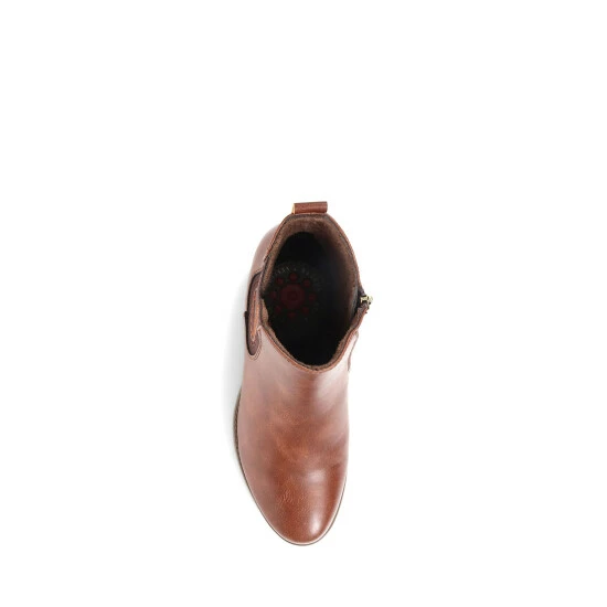 Relife By Pavers Natural Block Heeled Chelsea Boots 4 Relife By Pavers Natural Block Heeled Chelsea Boots - Image 4