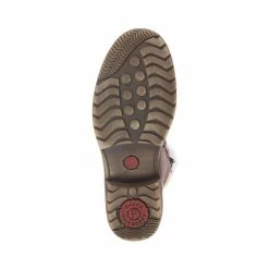 Pavers Womens Red Knitted Cuff Ankle Boots -Pavers Sales Store unnamed file 690