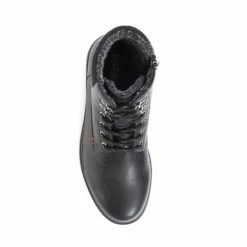 Pavers Wide Fit Hiker Black Ankle Boots -Pavers Sales Store unnamed file 695