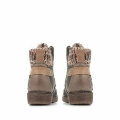 Pavers Green Lace-Up Ankle Boots -Pavers Sales Store unnamed file 709