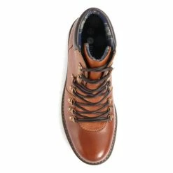 Pavers Brown Wide Fit Leather Hiker Ankle Boots -Pavers Sales Store unnamed file 721