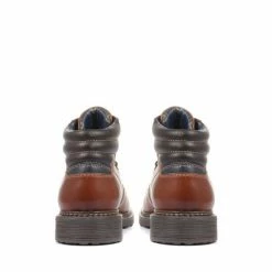 Pavers Brown Wide Fit Leather Hiker Ankle Boots -Pavers Sales Store unnamed file 723