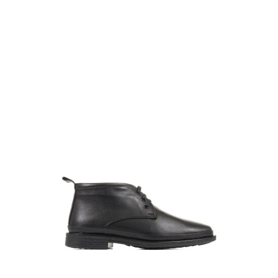 Pavers Wide Fit Smart Leather Desert Black Boots 1 Pavers Wide Fit Smart Leather Desert Black Boots