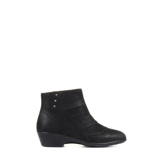 Pavers Wide Fit Leather Black Ankle Boots 1 Pavers Wide Fit Leather Black Ankle Boots