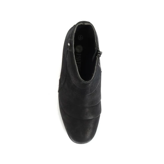 Pavers Wide Fit Leather Black Ankle Boots 3 Pavers Wide Fit Leather Black Ankle Boots - Image 3