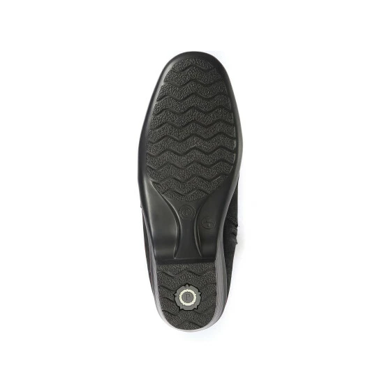 Pavers Wide Fit Leather Black Ankle Boots 4 Pavers Wide Fit Leather Black Ankle Boots - Image 4