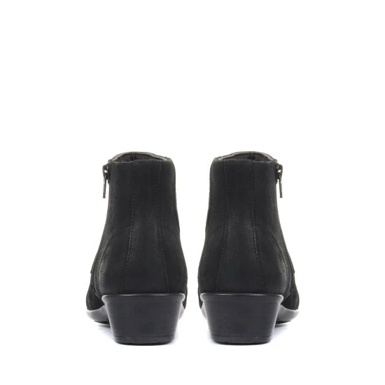 Pavers Wide Fit Leather Black Ankle Boots 5 Pavers Wide Fit Leather Black Ankle Boots - Image 5