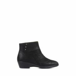 Pavers Wide Fit Leather Black Ankle Boots 11 Pavers Wide Fit Leather Black Ankle Boots -Pavers Sales Store unnamed file 778