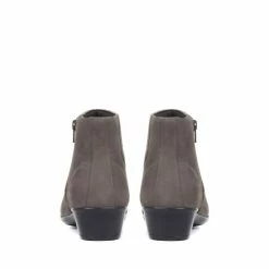 Pavers Grey Wide Fit Leather Ankle Boots -Pavers Sales Store unnamed file 787