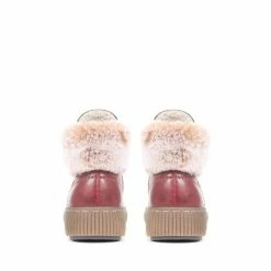 Pavers Red Lace Up Hiker Boots -Pavers Sales Store unnamed file 817