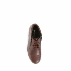 Pavers Wide Fit Leather Brown Ankle Boots -Pavers Sales Store unnamed file 835
