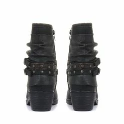 Pavers Black Ladies Slouch Fit Ankle Boots -Pavers Sales Store unnamed file 859