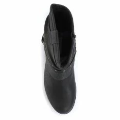 Pavers Black Ladies Slouch Fit Ankle Boots -Pavers Sales Store unnamed file 861