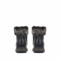 Pavers Black Ladies Lace-Up Ankle Boots -Pavers Sales Store unnamed file 907